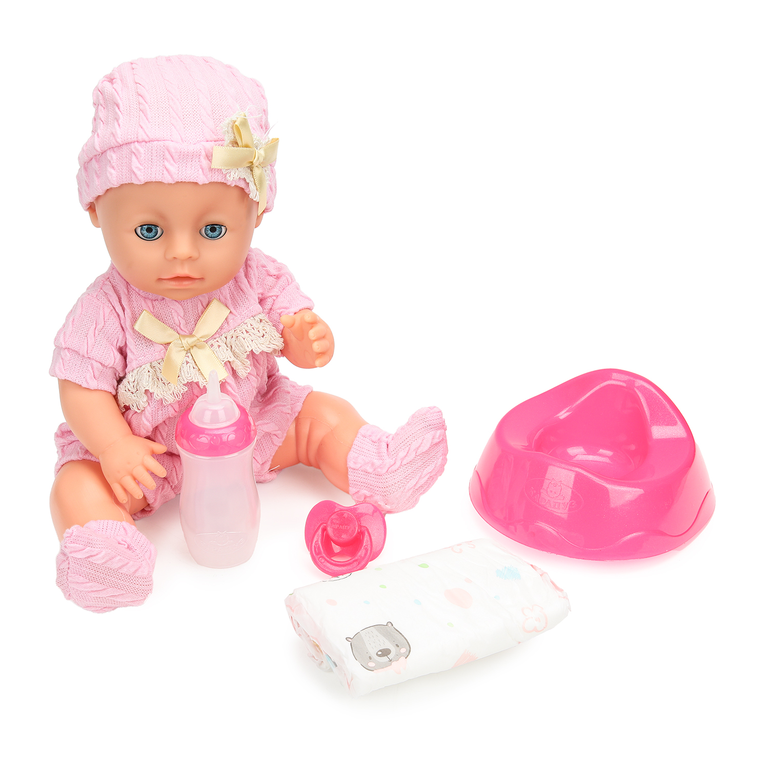 Кукла пупс Карапуз высота 30 см 393416 - фото 2