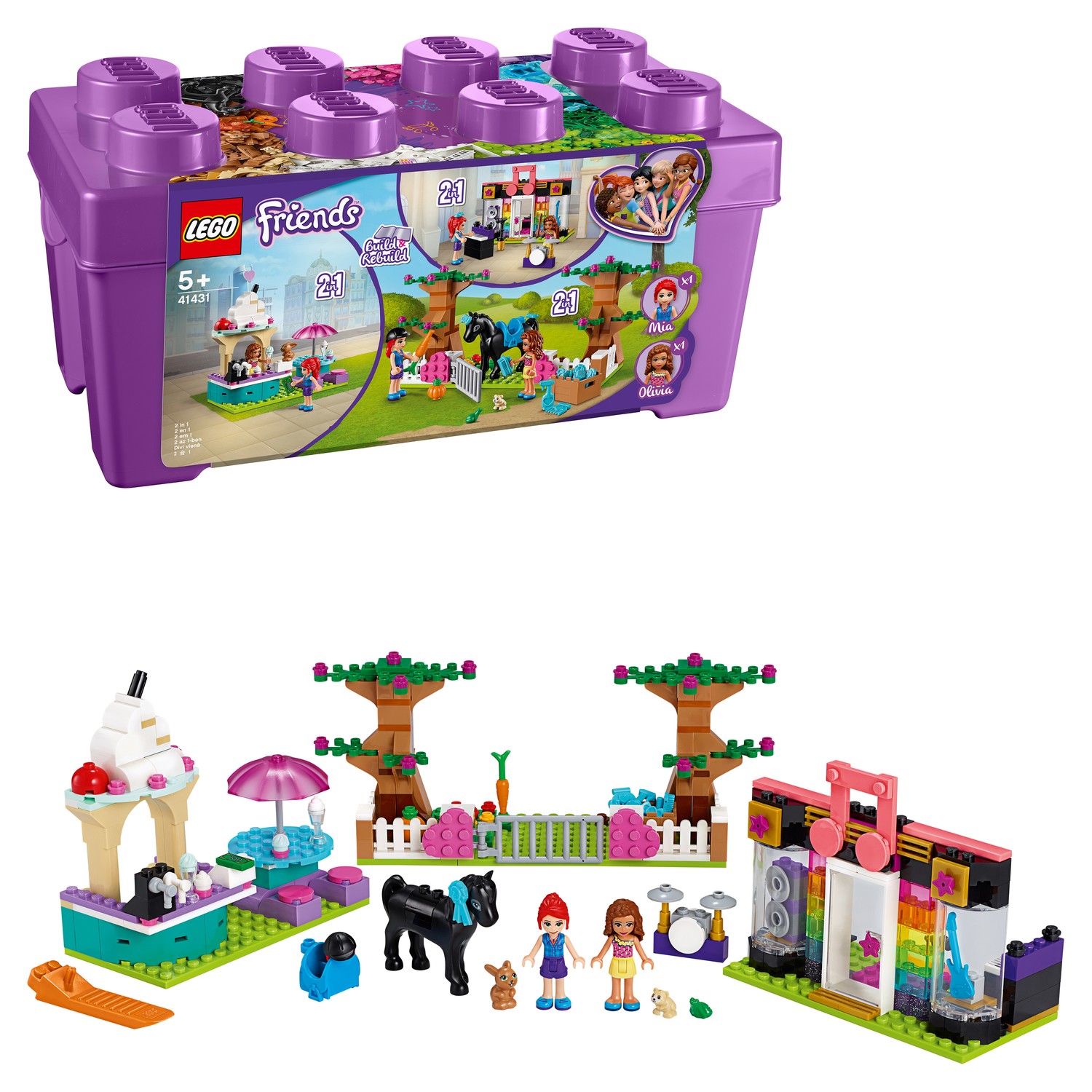 Изображение товара Конструктор LEGO Friends Хартлейк Сити 41431 — творческий набор для детей 5+