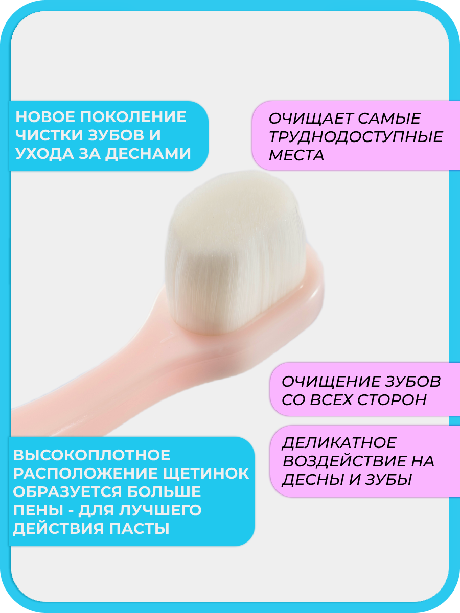 Зубная щетка классическая Чистый Зуб от 0 лет 2 шт. - фото 3