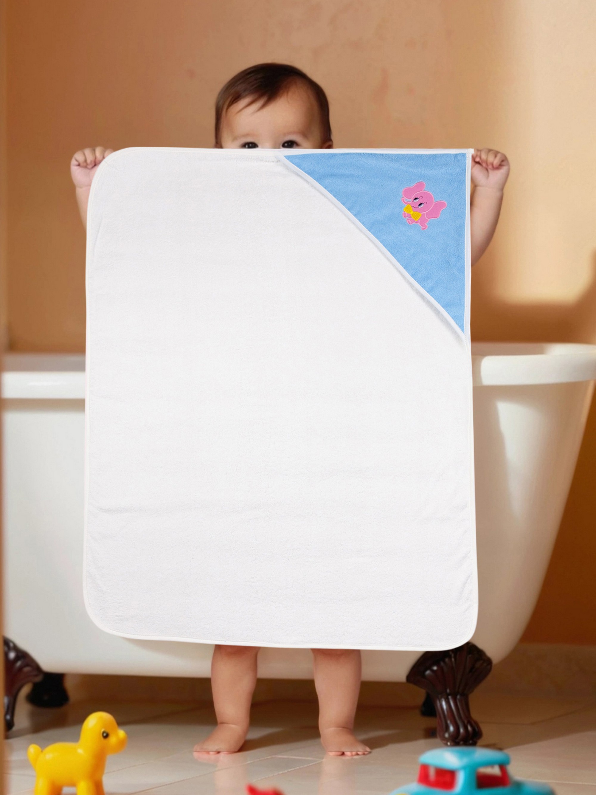 Полотенце уголок Wellness Малыш-00/54_СБ 80 x 100 см 1 шт. - фото 2