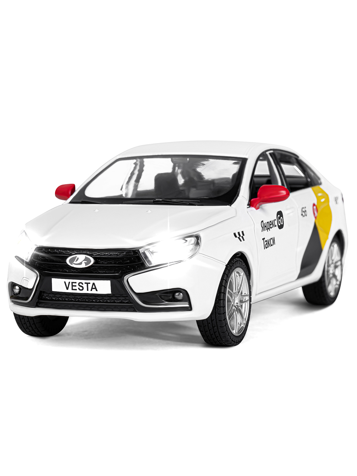 Автомобиль Яндекс GO LADA Vesta Такси озвучено Алисой 1:24 JB1251344/Яндекс GO - фото 11