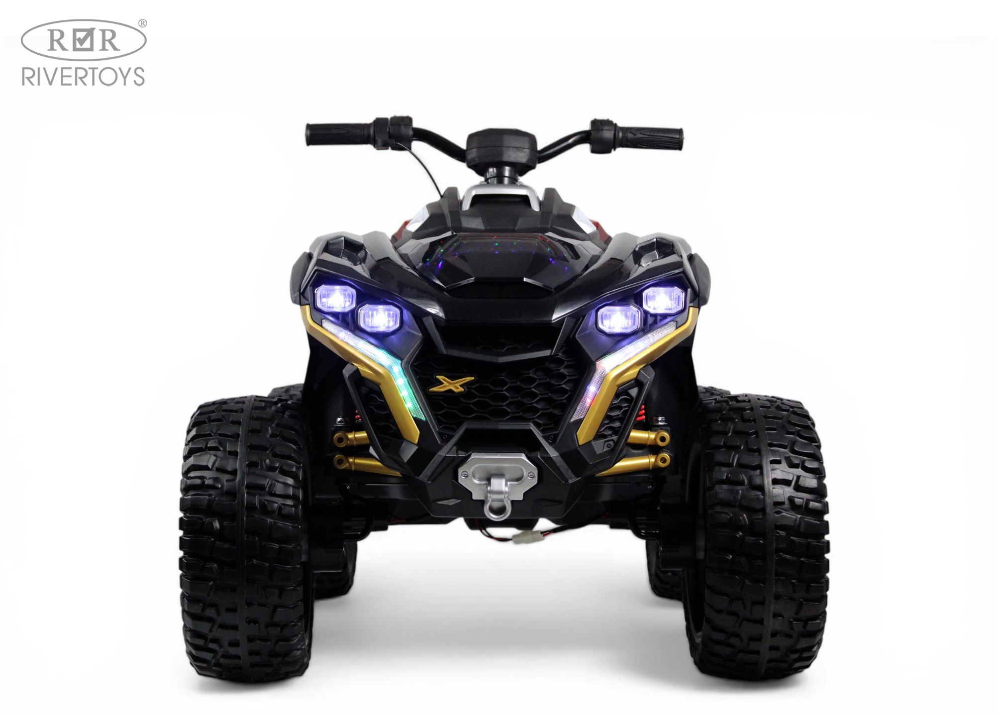 Электромобиль RIVERTOYS Z888VO-BLACK С пультом ДУ - фото 2