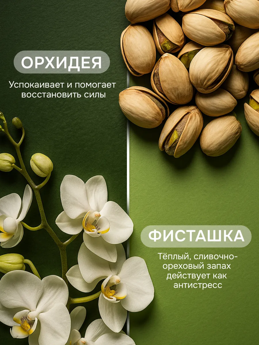 Гель для душа Lavandel Фисташка и Орхидея 1000 мл - фото 8