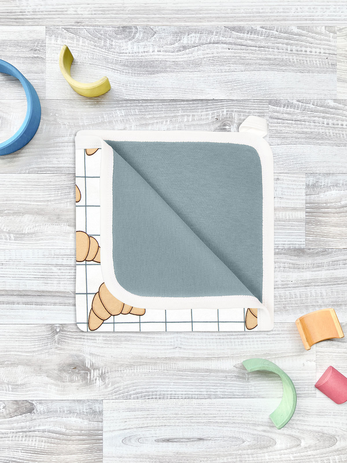 Плед Mjolk Круассаны 80 x 120 см хлопок - фото 3