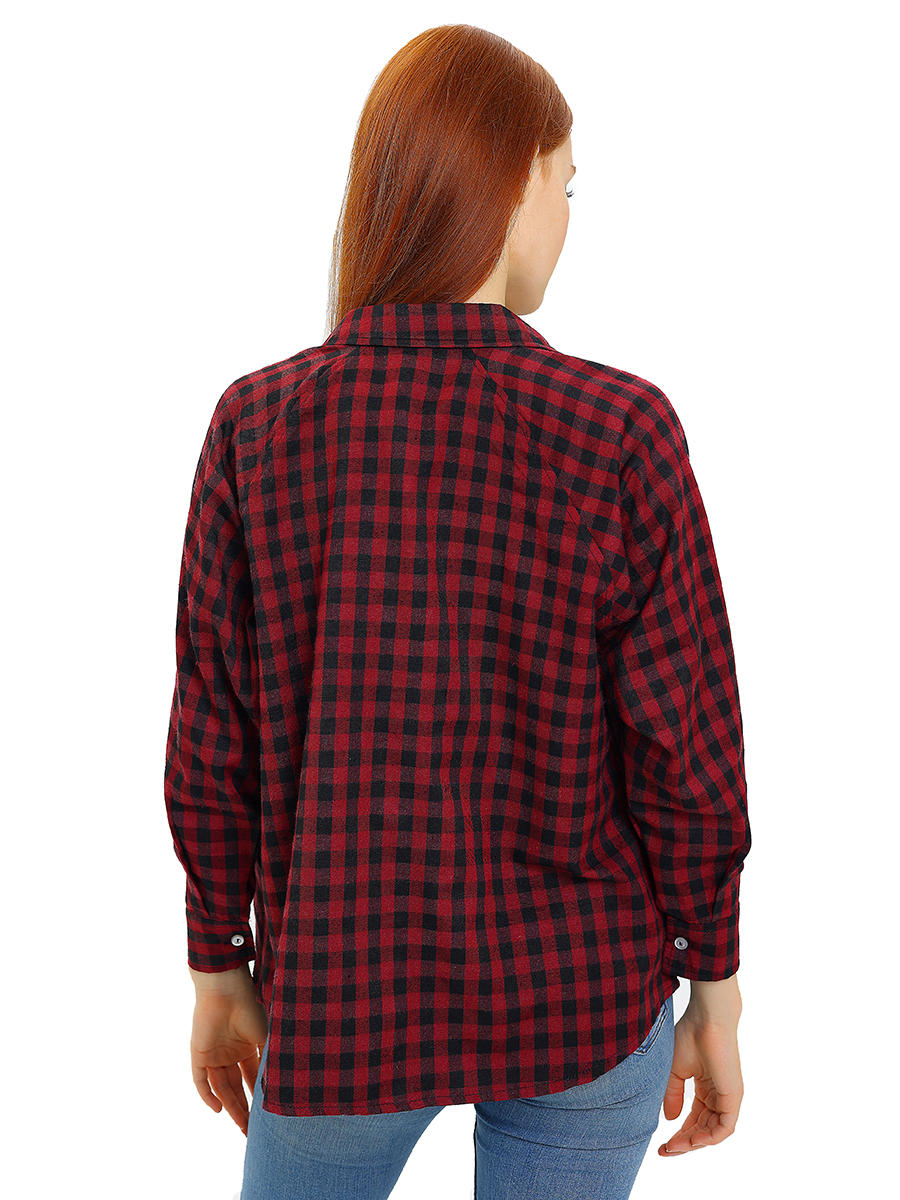 Рубашка АЙАС 116-00-23/бордо - фото 2