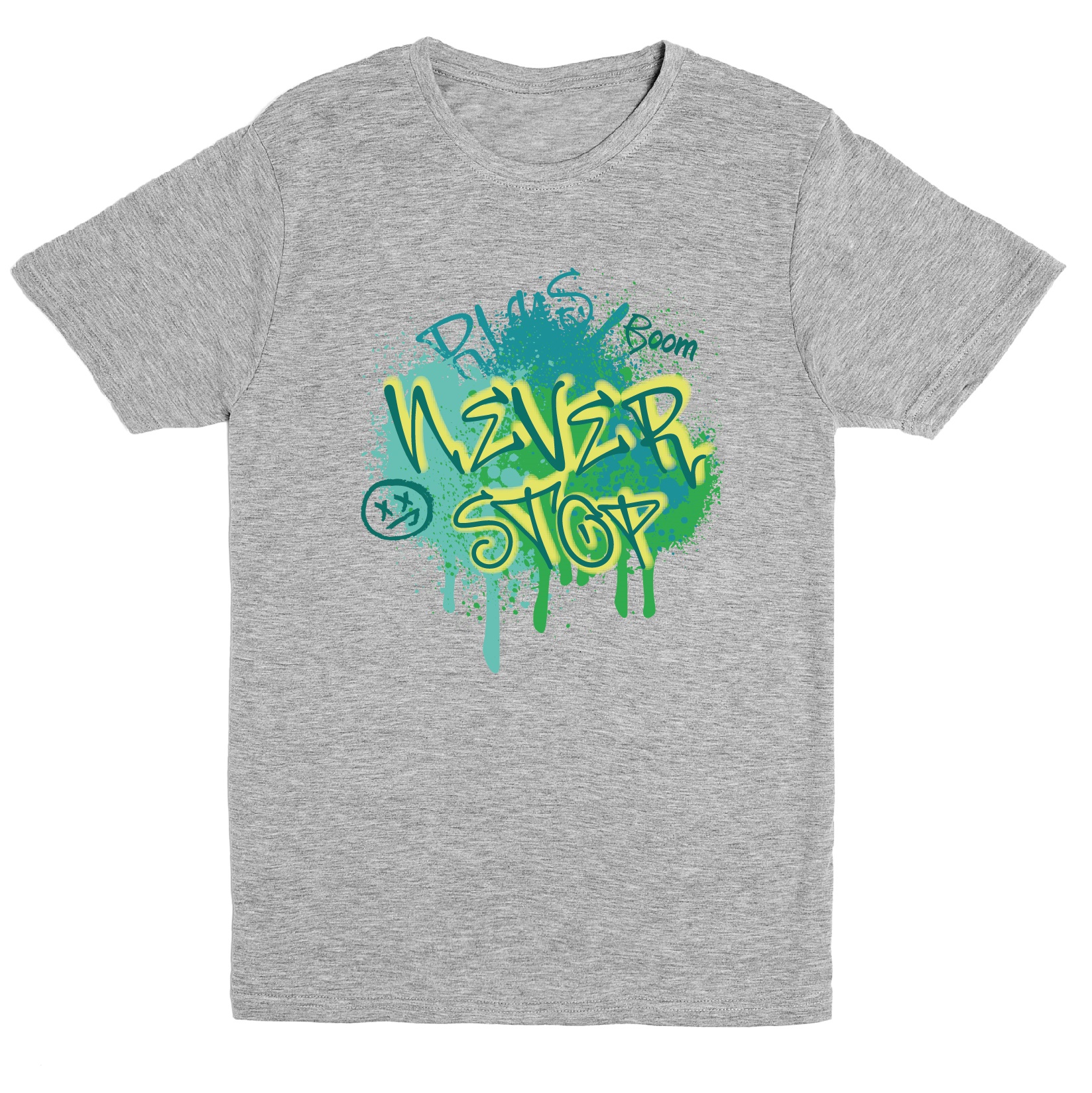 Футболка UZCOTTON Print-F-K-Basic/Teen2-Меланж - фото 2