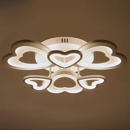 Люстра BayerLux с ПДУ 661337/6 LED 140Вт диммер 3 режима 3000-6000К белый