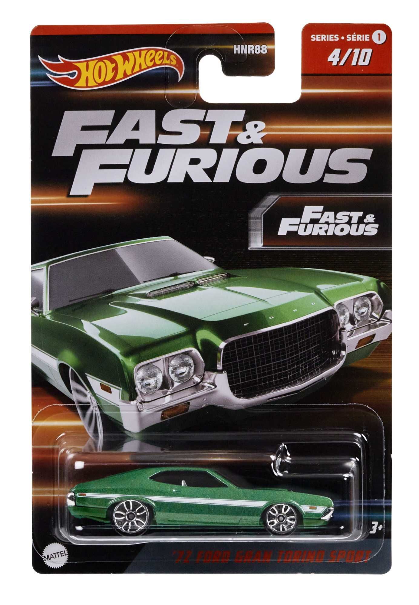 Машина Hot Wheels 1:64 Fast and Furious HNR94 HNR88/HNR94 - фото 1