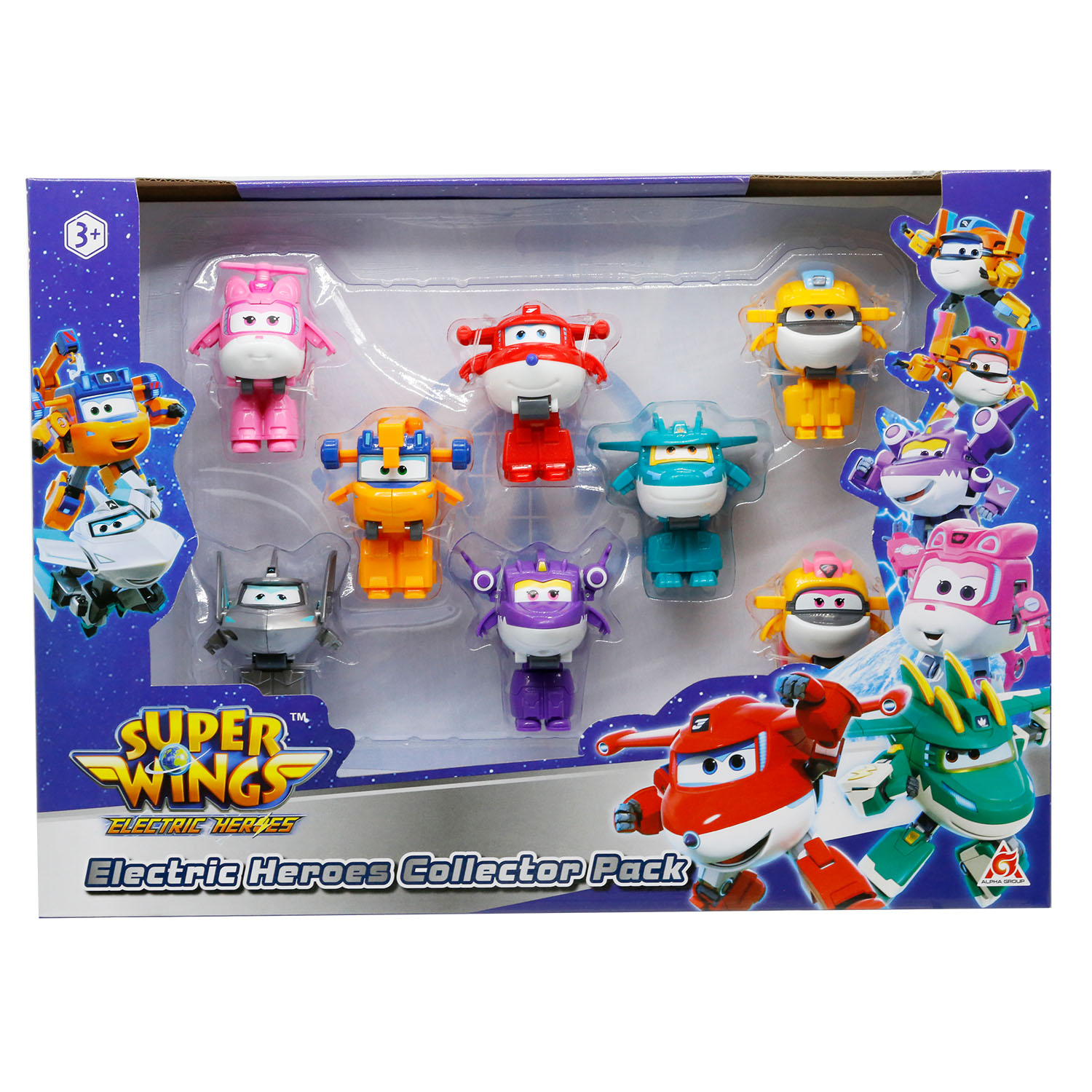 Игровой набор Super Wings 8 мини-трансформеров - фото 10