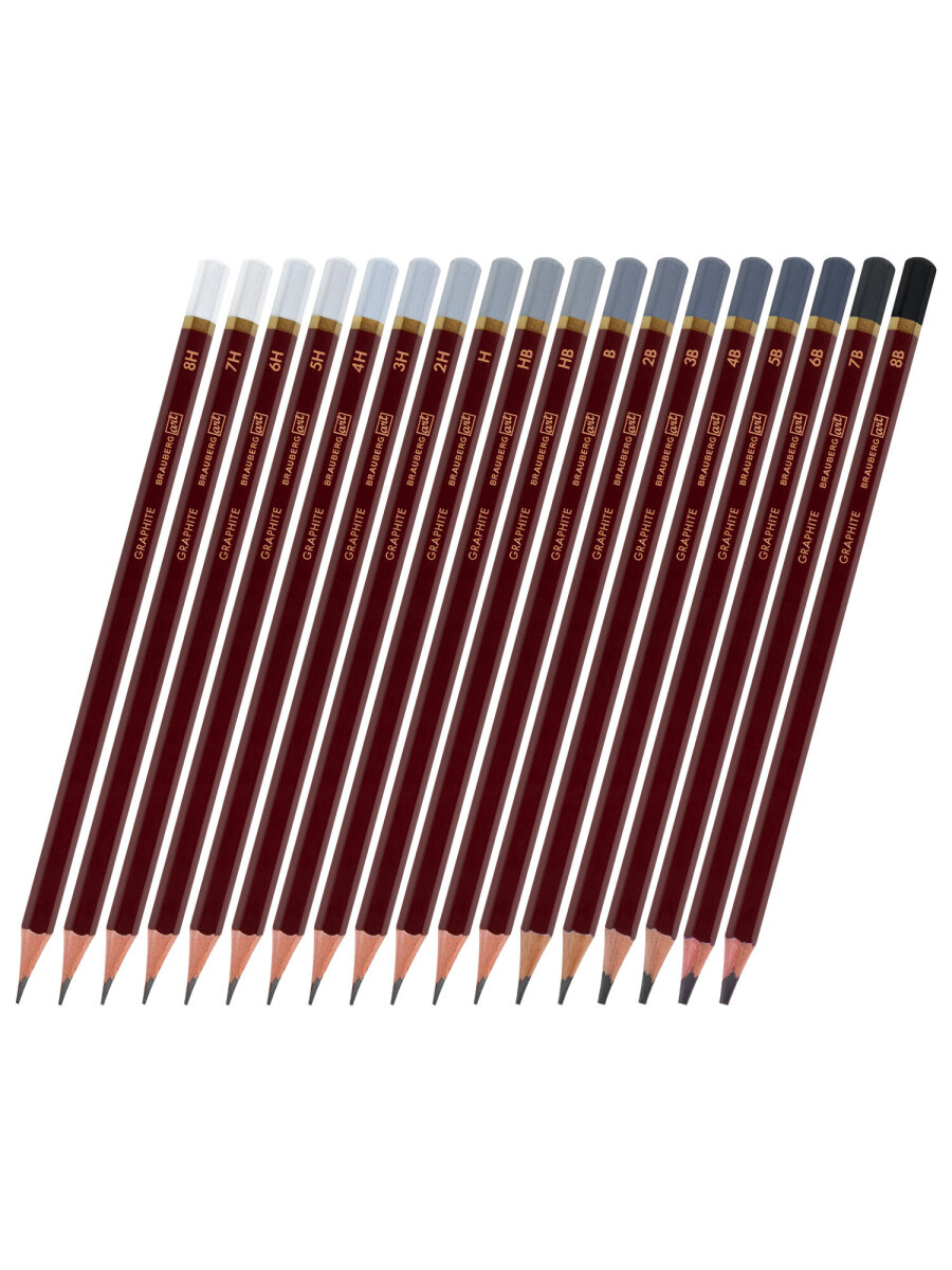 Карандаши чернографитные Brauberg 8 шт. - фото 6