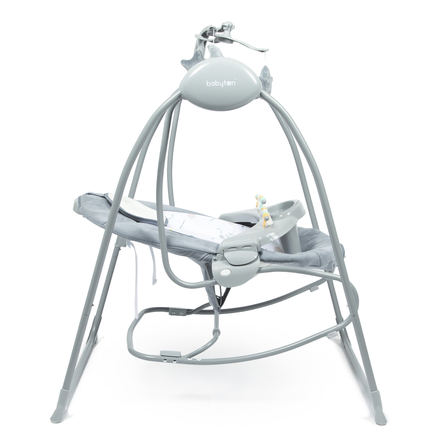 Качели 2в1 Babyton Relax Grey - фото 3