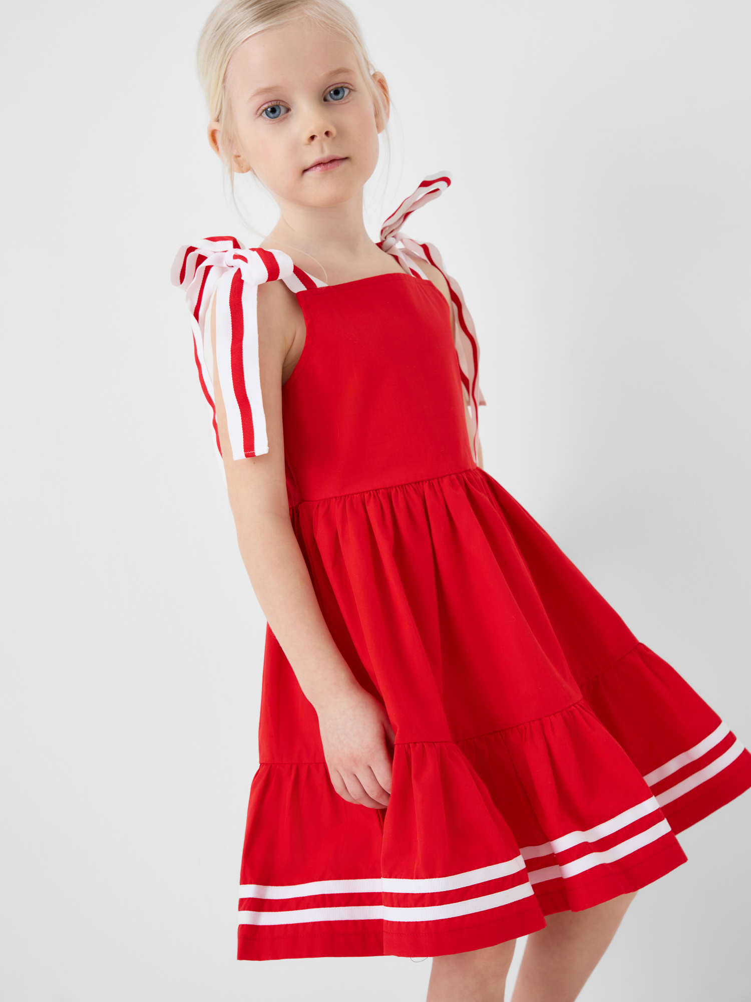 Изображение товара Сарафан PlayToday 110 Хлопковый поплин свободного кроя с эластичной спинкой