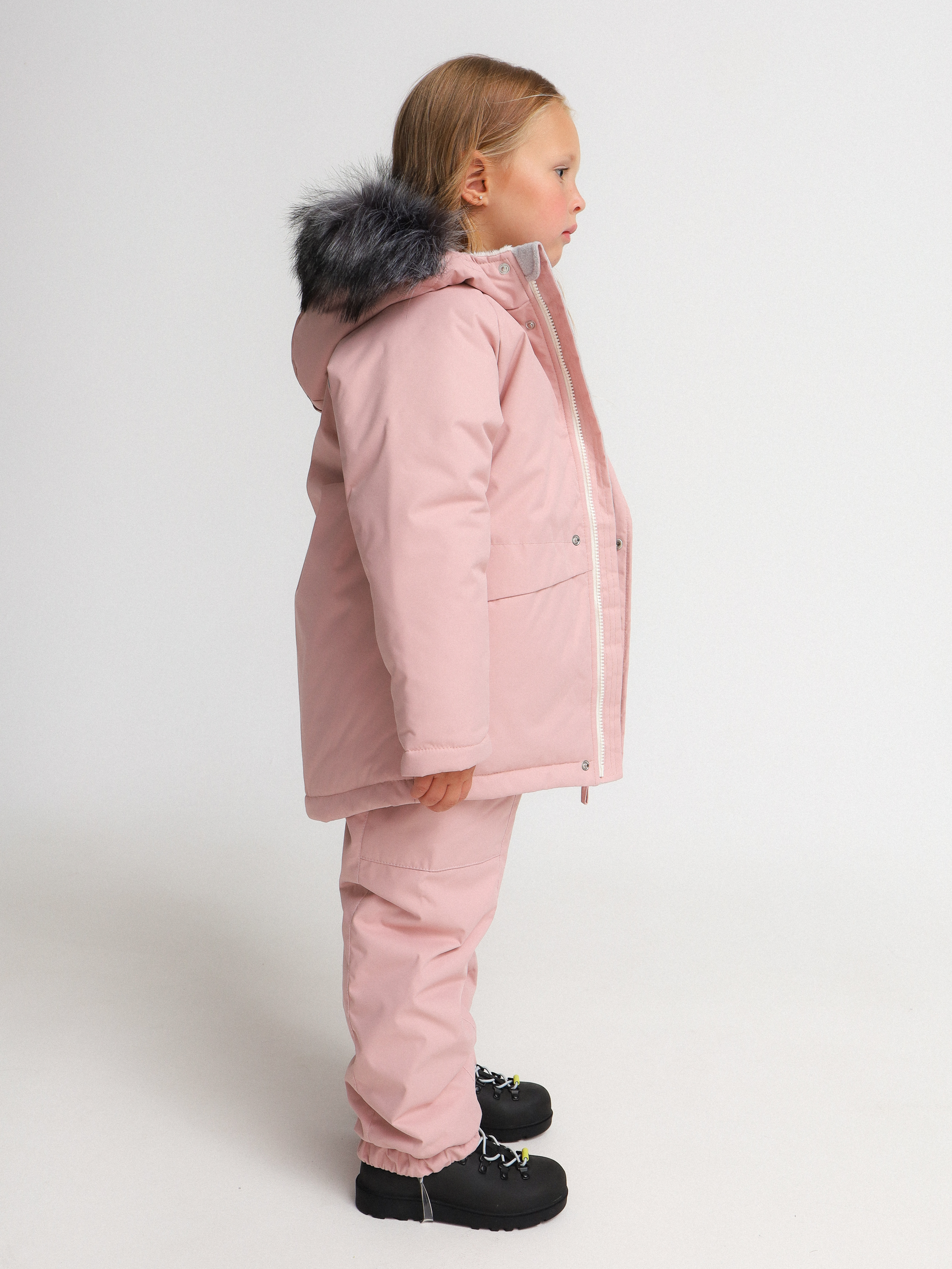 Куртка MINIDINO G-VO-Krt-142/0Куртка зимняя Супер 2.0 пыльно-розовая детская - фото 6