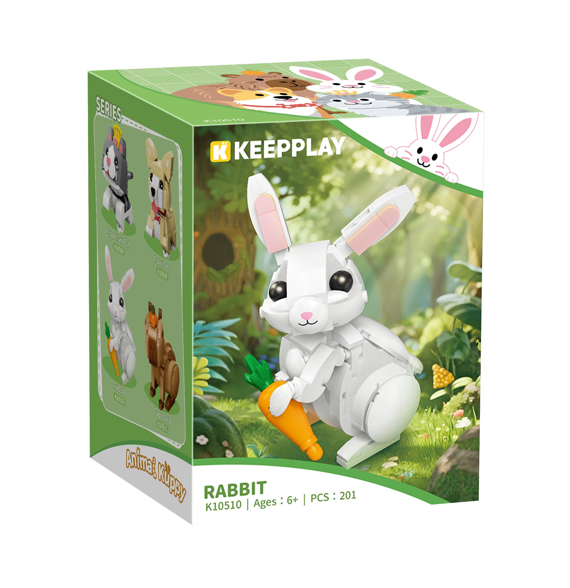 Конструктор QMAN Кролик 201 дет. - фото 2