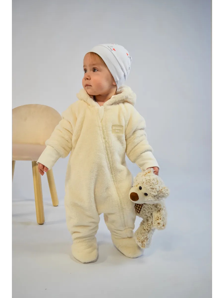 Комбинезон Шустрая пчелка 80816Молочный - фото 3