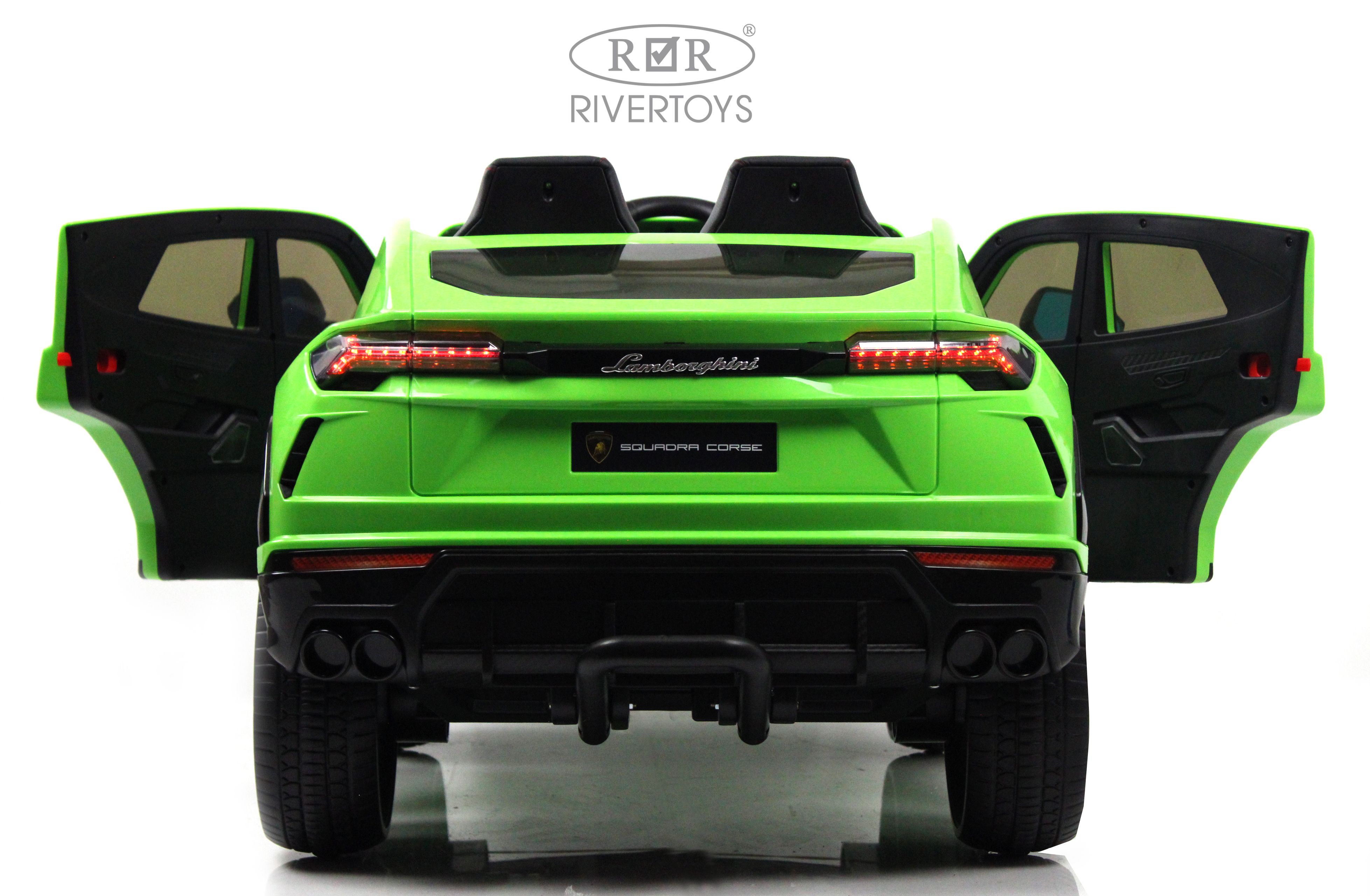 Электромобиль RIVERTOYS E777EE-GREEN С пультом ДУ - фото 4