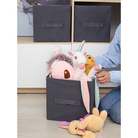 Коробки для хранения 3 шт Eve Store Korob-графит