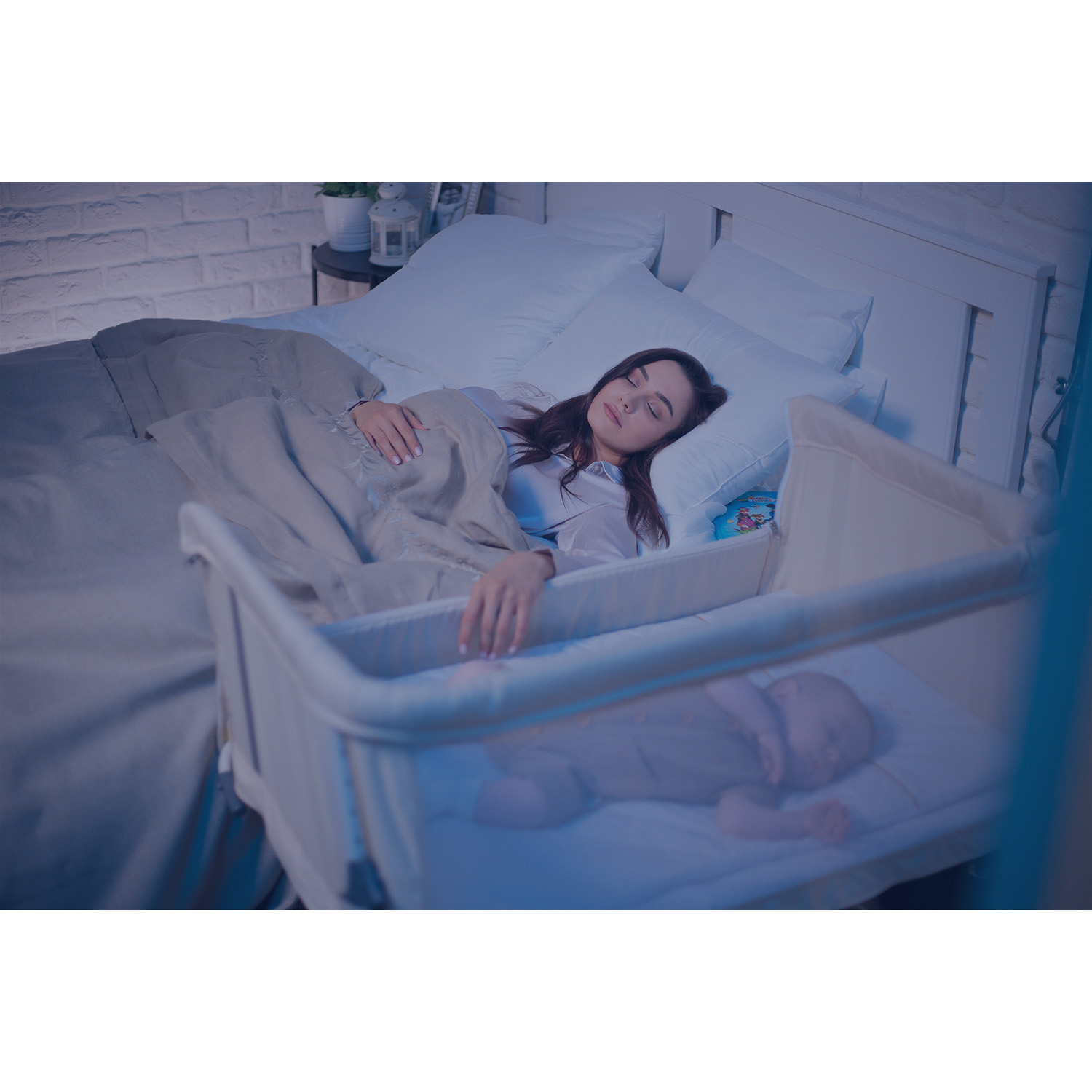 Колыбель Nuovita Accanto Calma хаки - фото 12