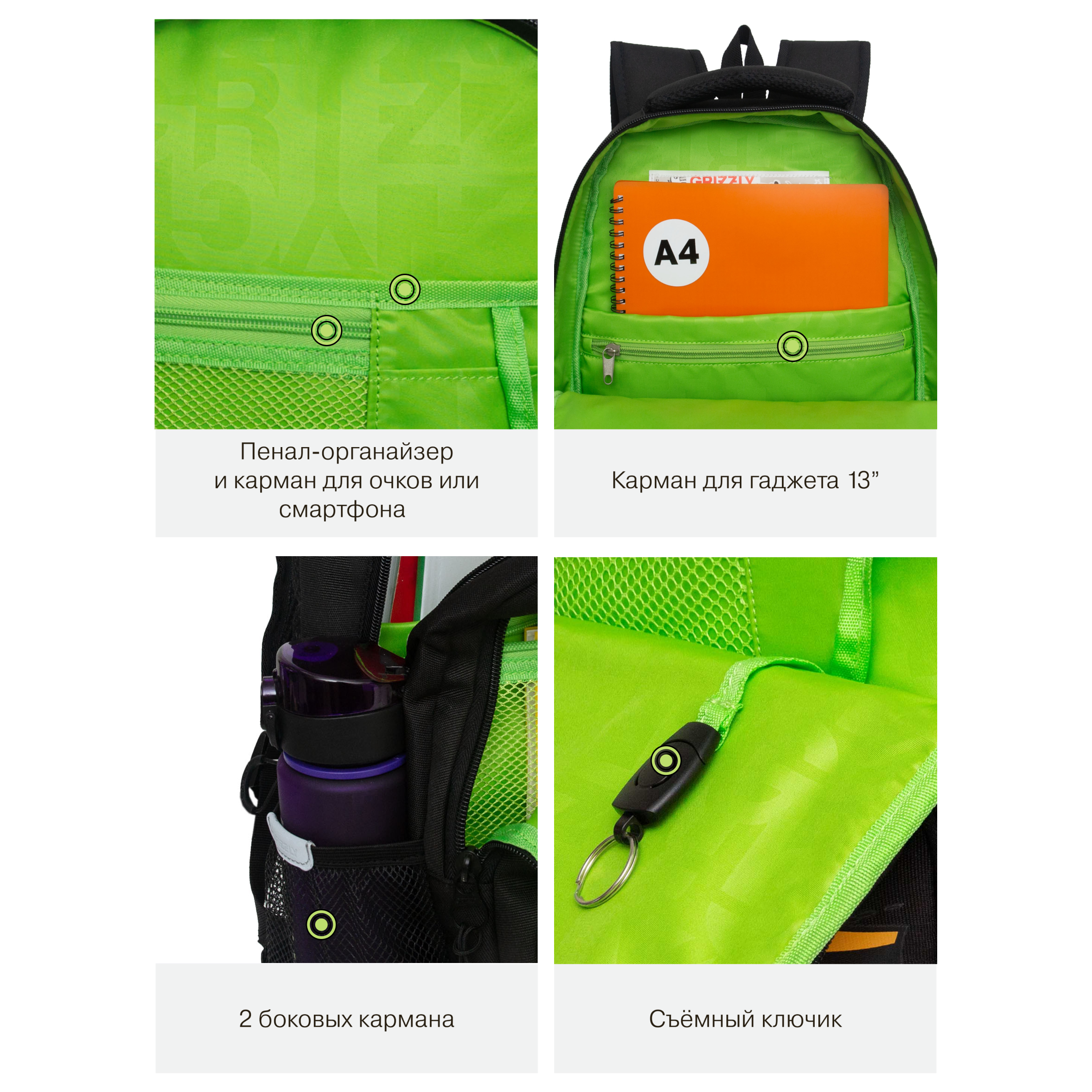 Рюкзак Grizzly Дрифт - фото 13