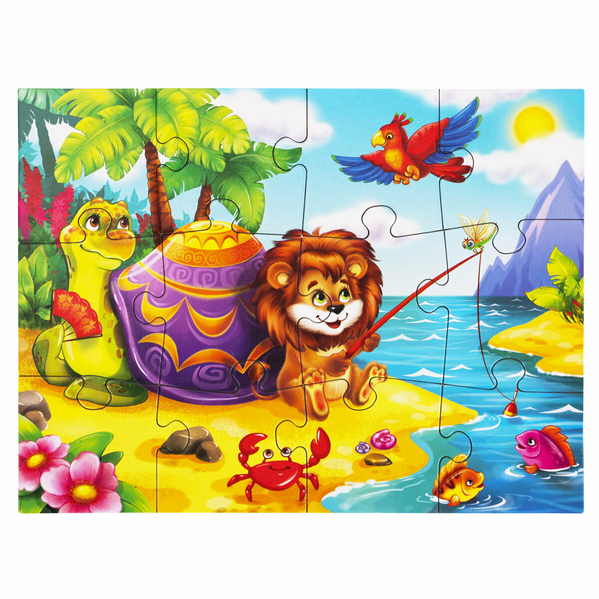 Пазл Рыжий кот - фото 14