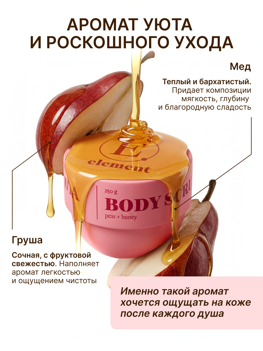 Скраб ELEMENT Антициллюлитный 250 мл - фото 8