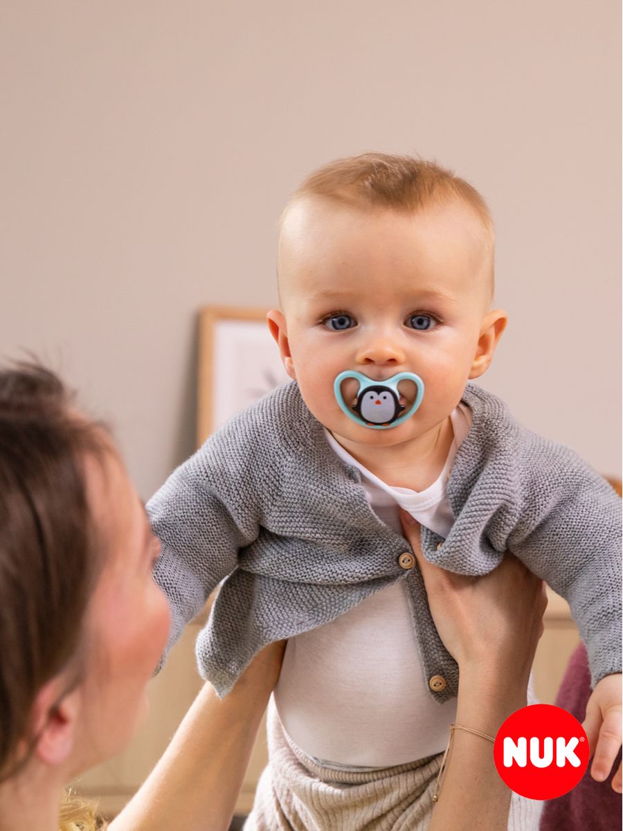 Пустышка Nuk силикон ортодонтическая от 6 мес. 1 шт. - фото 7