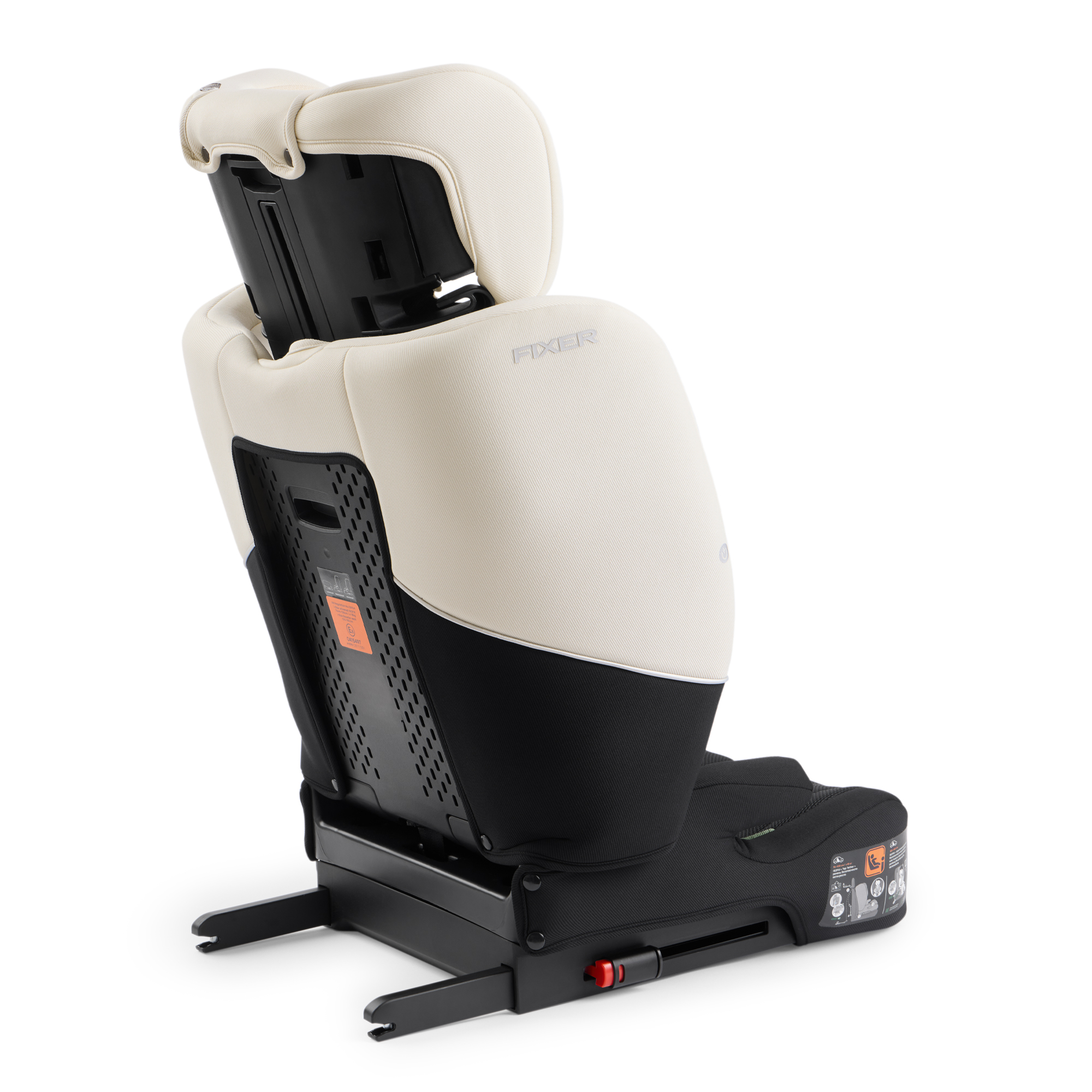 Автокресло Happy Baby Fixer Isofix 1/2/3 (9-36 кг) бежевый - фото 18