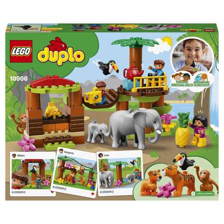 Конструктор LEGO DUPLO Town Тропический остров блочный