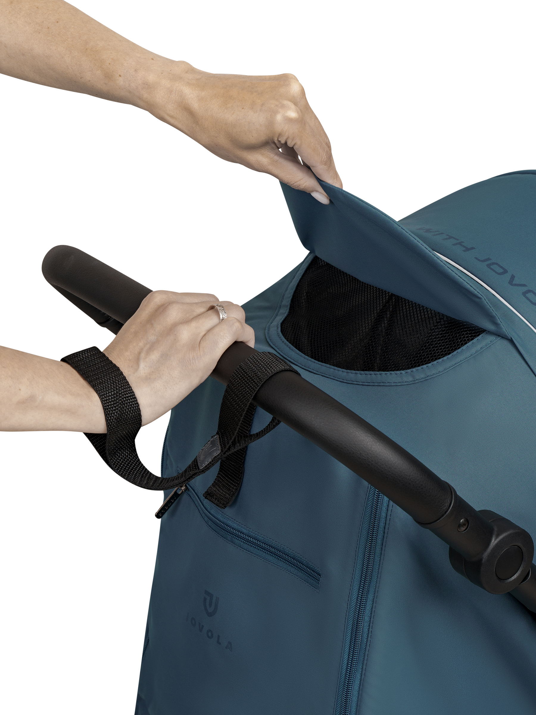 Коляска прогулочная JOVOLA Selena Air new синий - фото 17