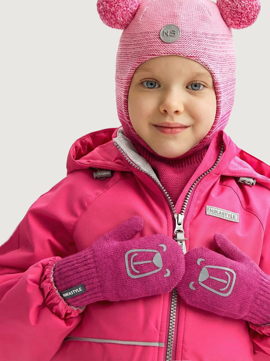 Варежки NIKASTYLE 14м22226 фуксия - фото 1