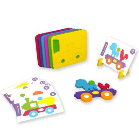 Развивающая игра ElBascoToys с карточками Повторяй-ка Животные