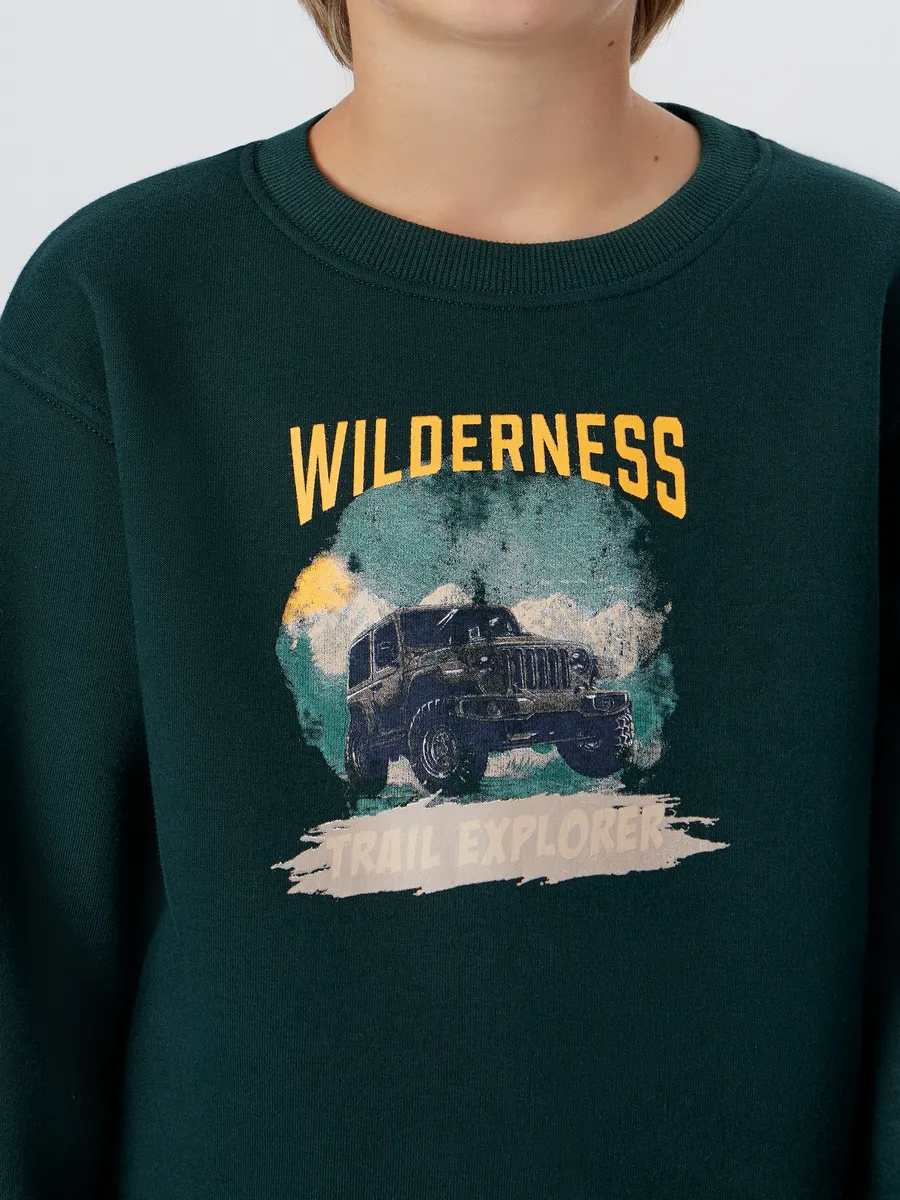 Свитшот Mark Formelle (Марк Формэль) 123431/1/пихта +печать - фото 9