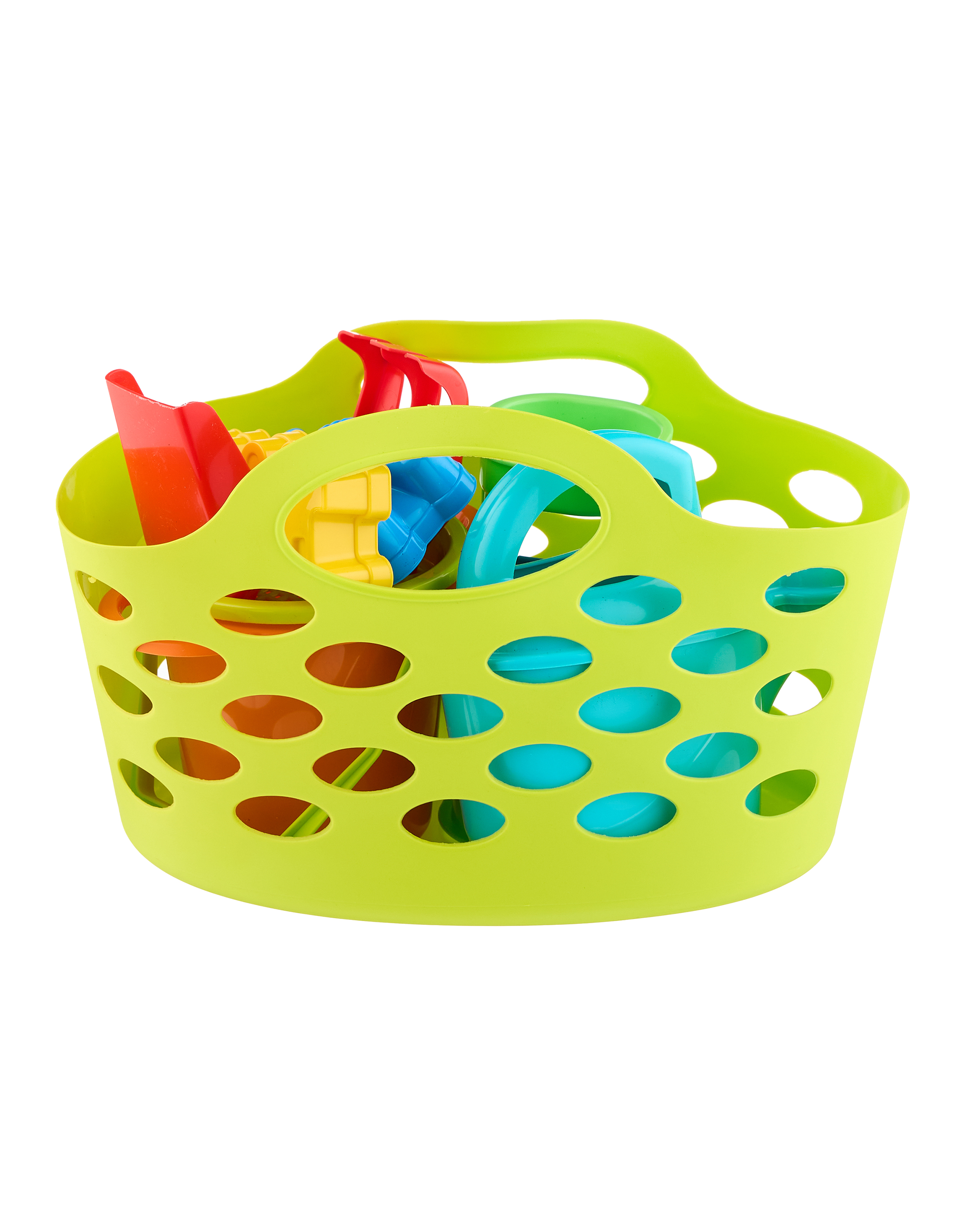 Песочный набор ZEBRA в корзинке 9 предм. - фото 7