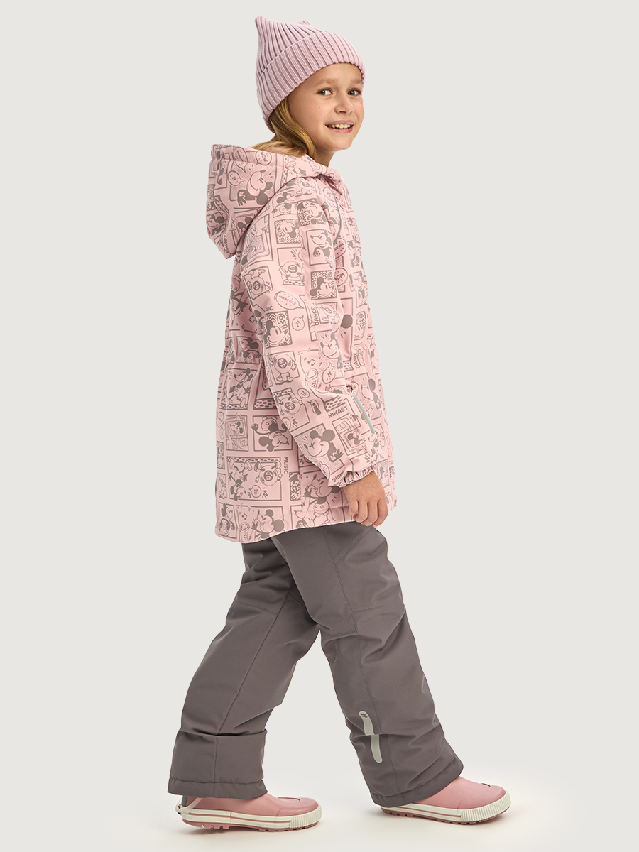 Костюм NIKASTYLE 7м1826 пудра/кофе - фото 3