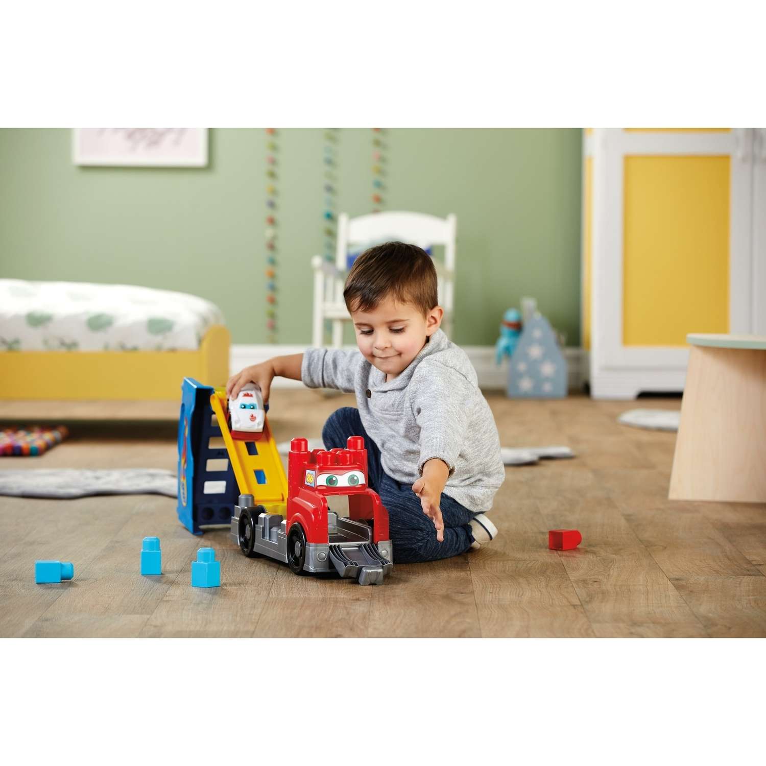 Конструктор Mega Bloks Большая машинка для гонок 12 дет. - фото 20