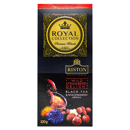 Чай Riston Royal Collection Wild Strawberry черный 100г