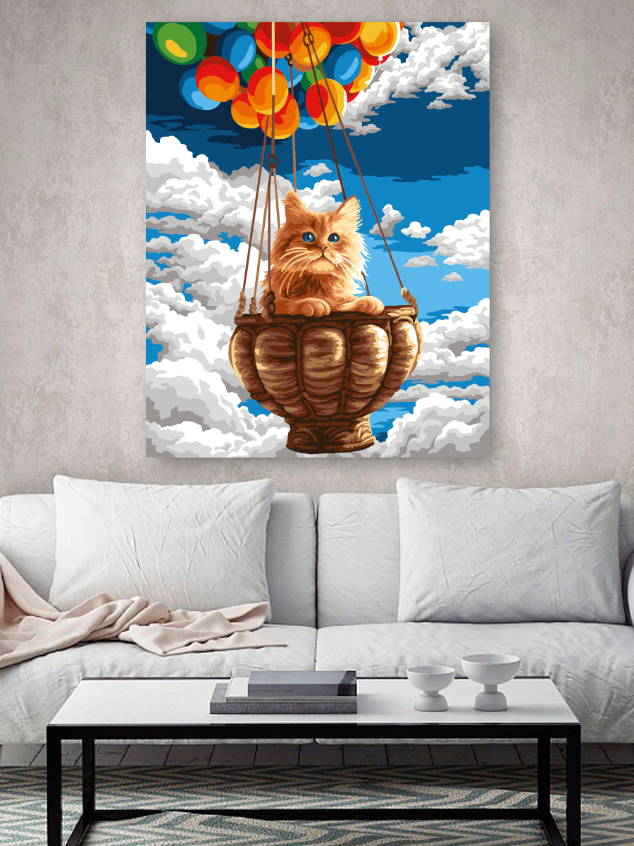 Картина по номерам Hobby Paint Полёт в корзинке в ассортименте - фото 3