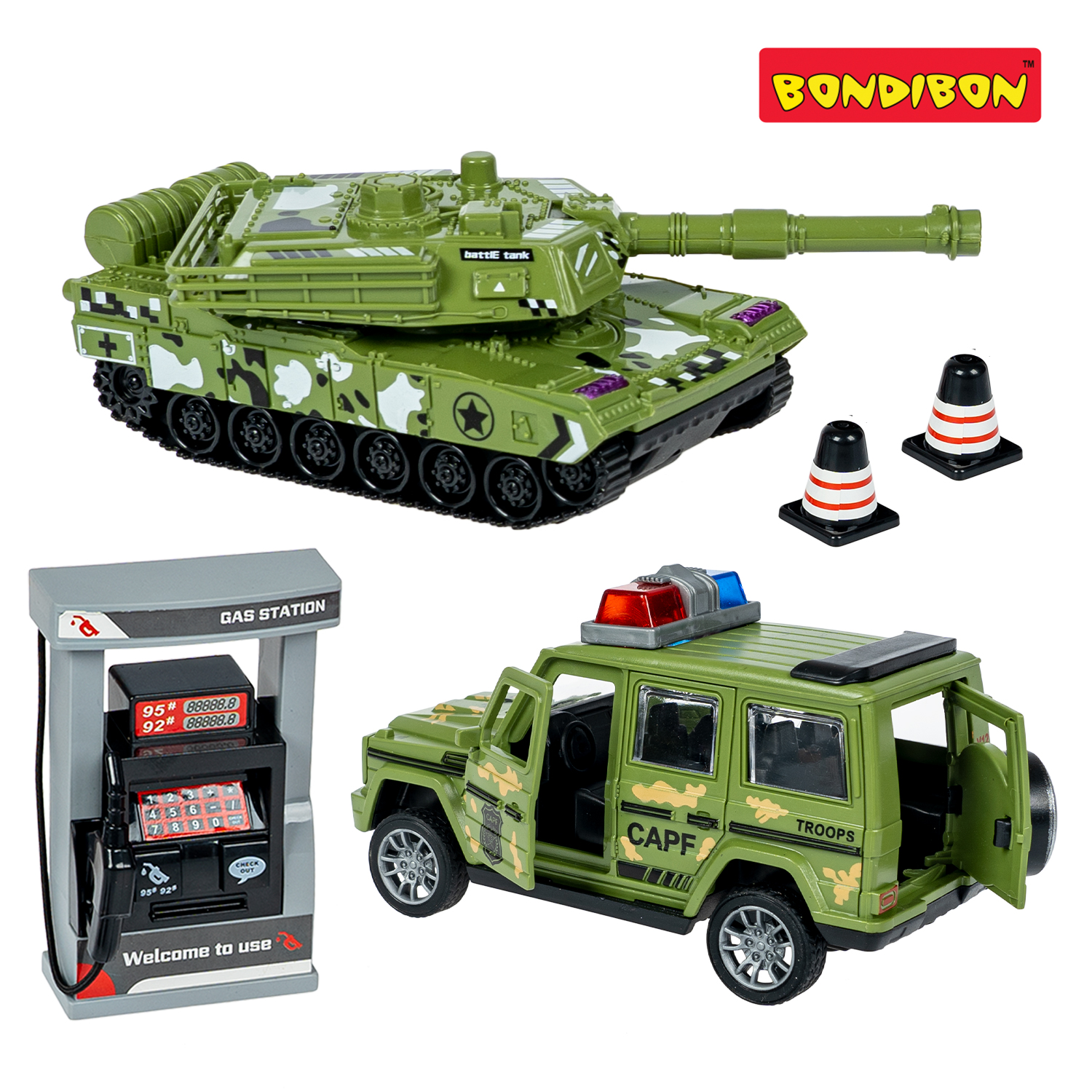 Заправка Bondibon Автозаправочная Станция свет ВВ6461 - фото 6