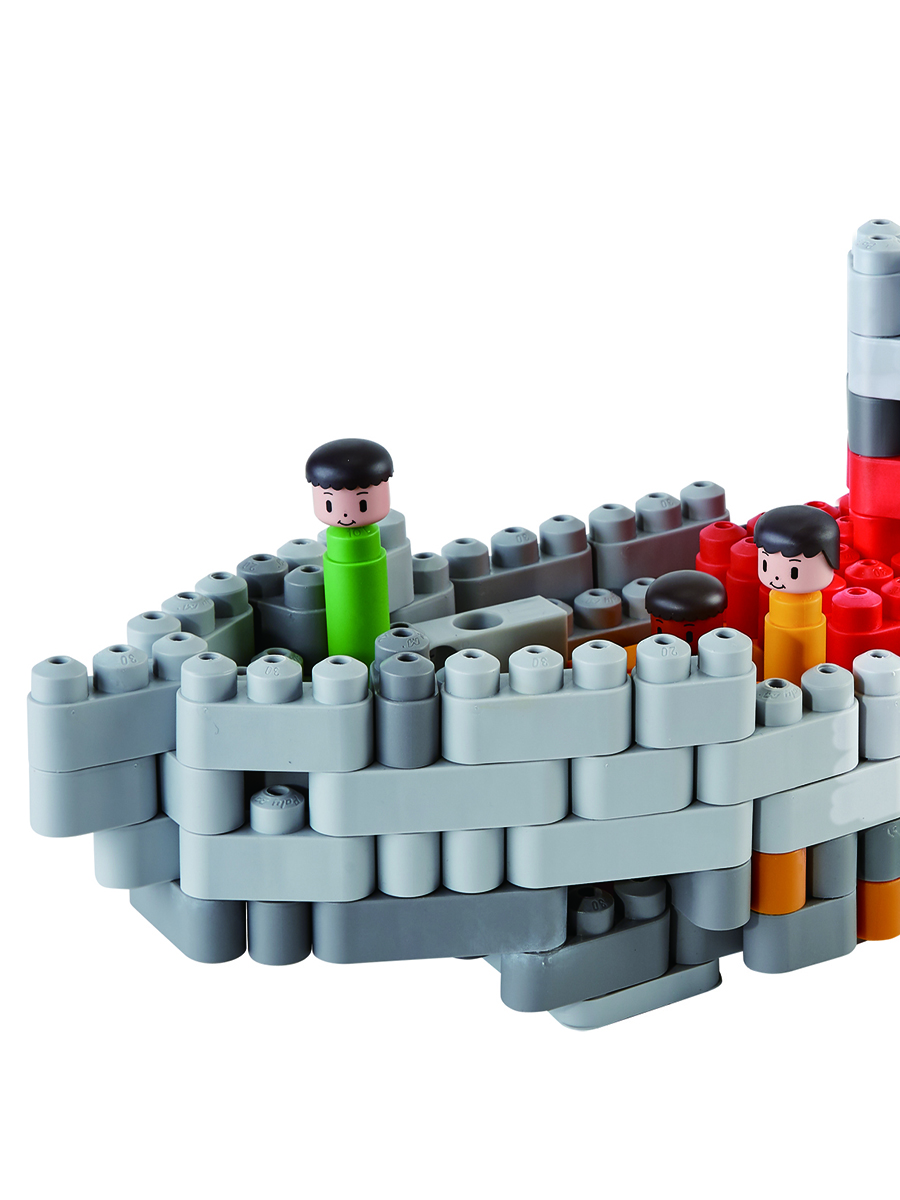 Конструктор Hape Средневековый замок 310 дет. - фото 12