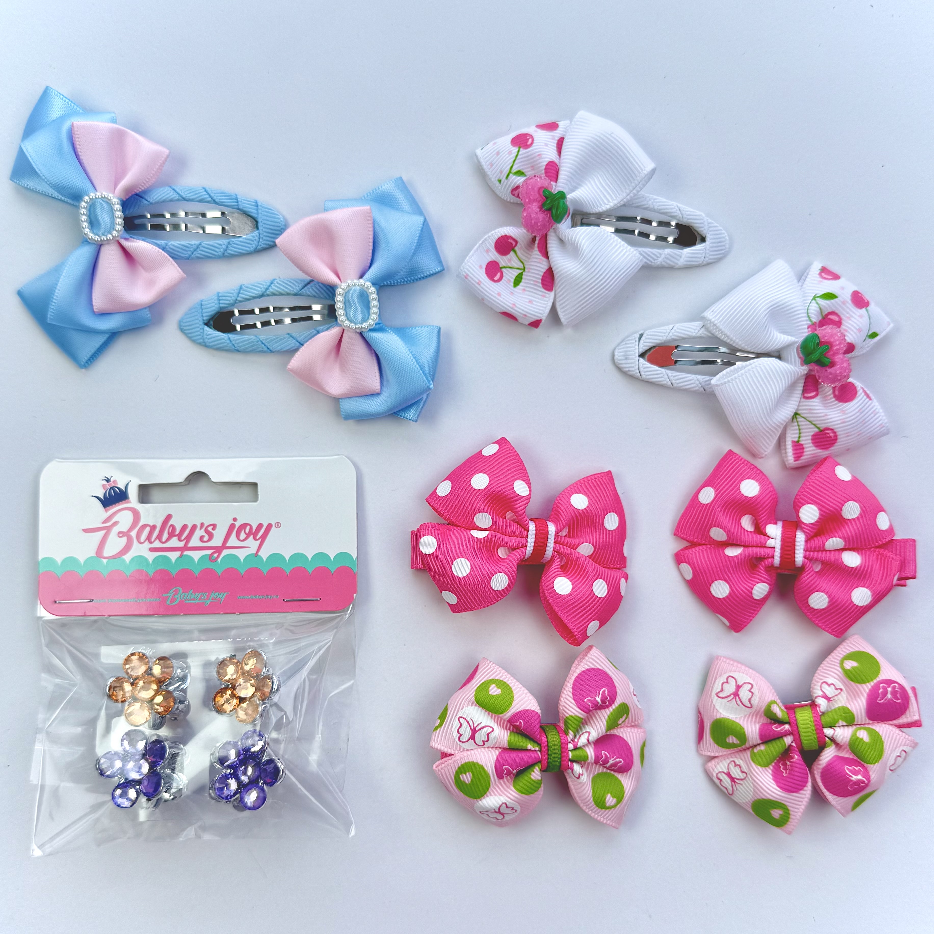 Заколка Babys JOY Бант 2 шт. BN 72 - фото 1