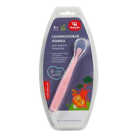Ложка BabyGo Pink 1 шт.