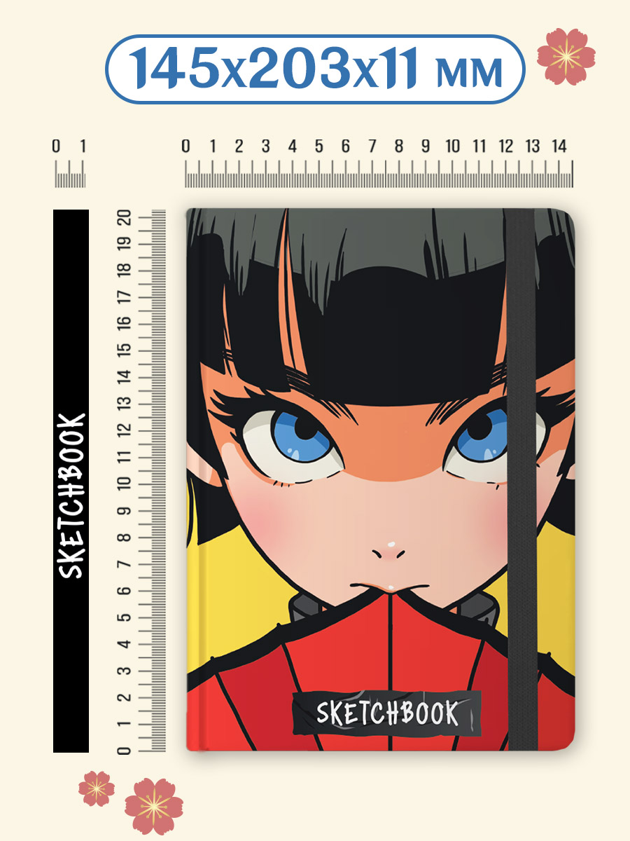 Блокнот Проф-Пресс Скетчбук А5 80 л С веером - фото 5