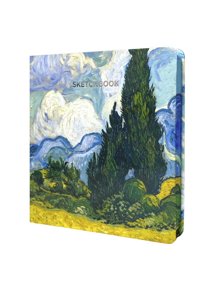 Скетчбук Проф-Пресс Ван Гог премиум. А5 64 лист. 1 шт. - фото 7