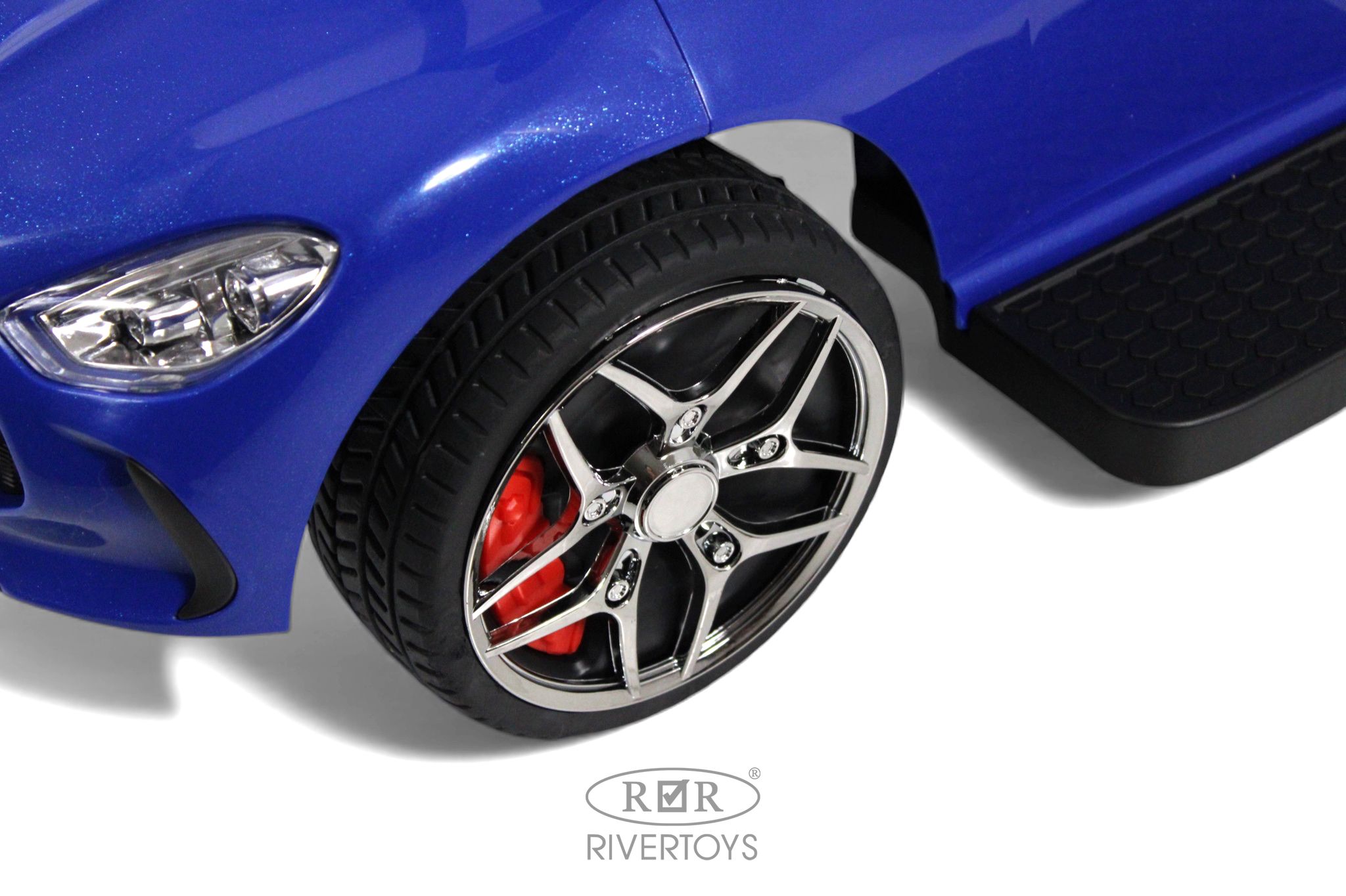 Каталка RIVERTOYS Z005ZZ-MP-BLUE синий - фото 8