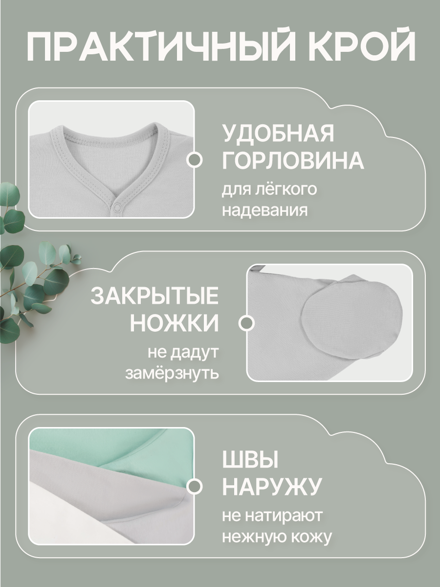 Комбинезон 3 шт MomKid N-BubbyV-2 - фото 4