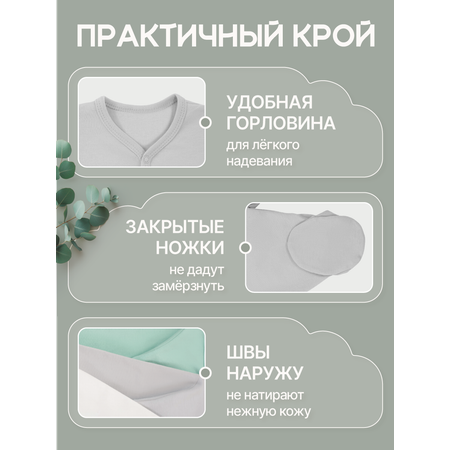Комбинезон 3 шт MomKid