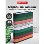 Тетрадь со сменным блоком Brauberg клетка 120 лист.