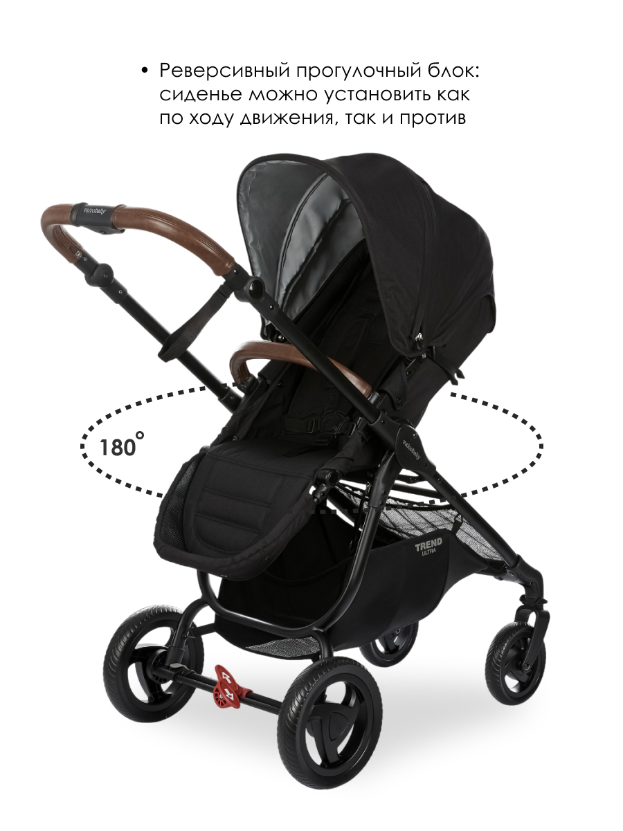 Коляска 2в1 Valco baby Snap Ultra Trend / Night черный - фото 3