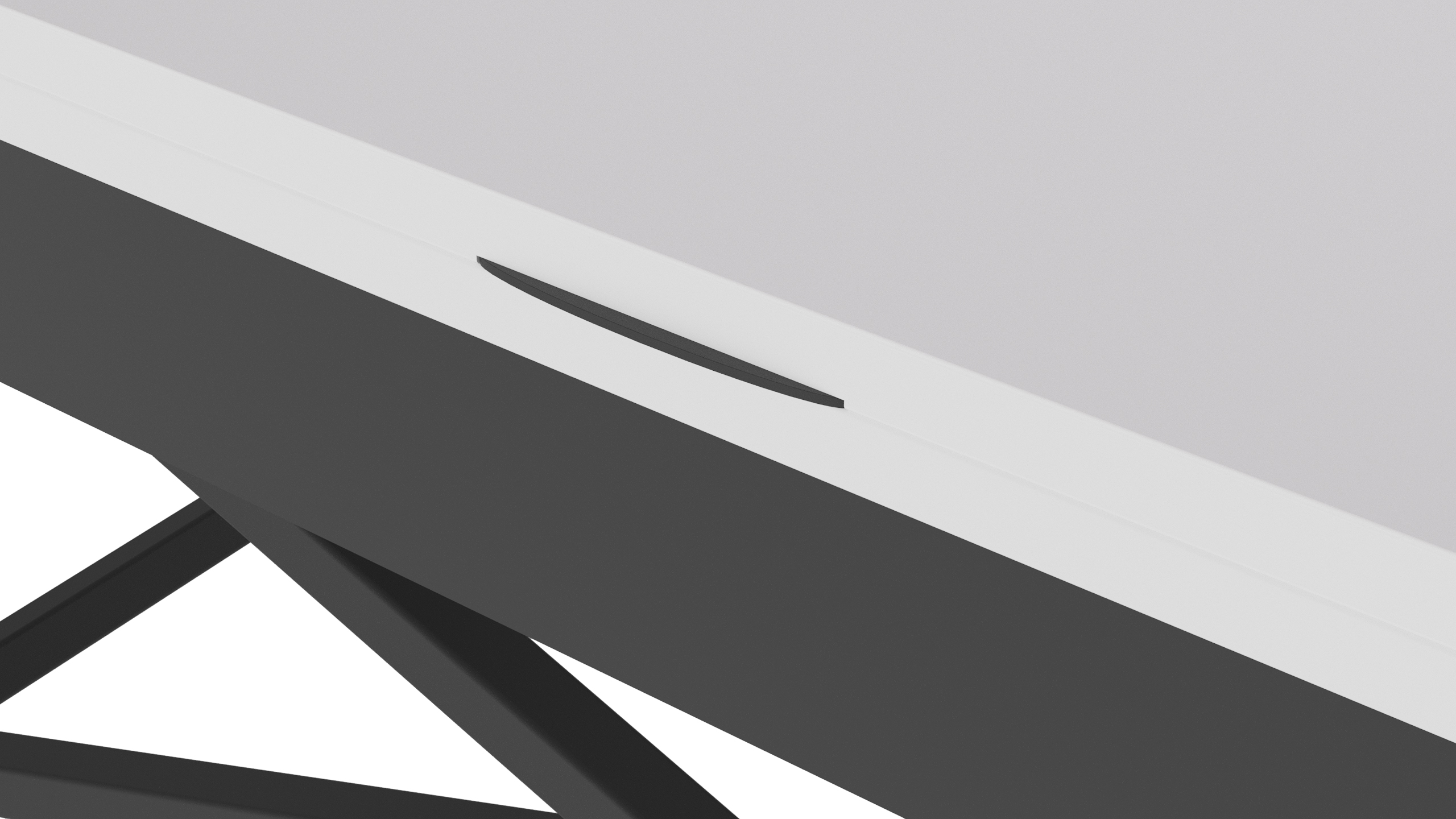 Стол-трансформер КАЛИФОРНИЯ МЕБЕЛЬ Андрэ Loft ЛДСП Белый Черный - фото 14