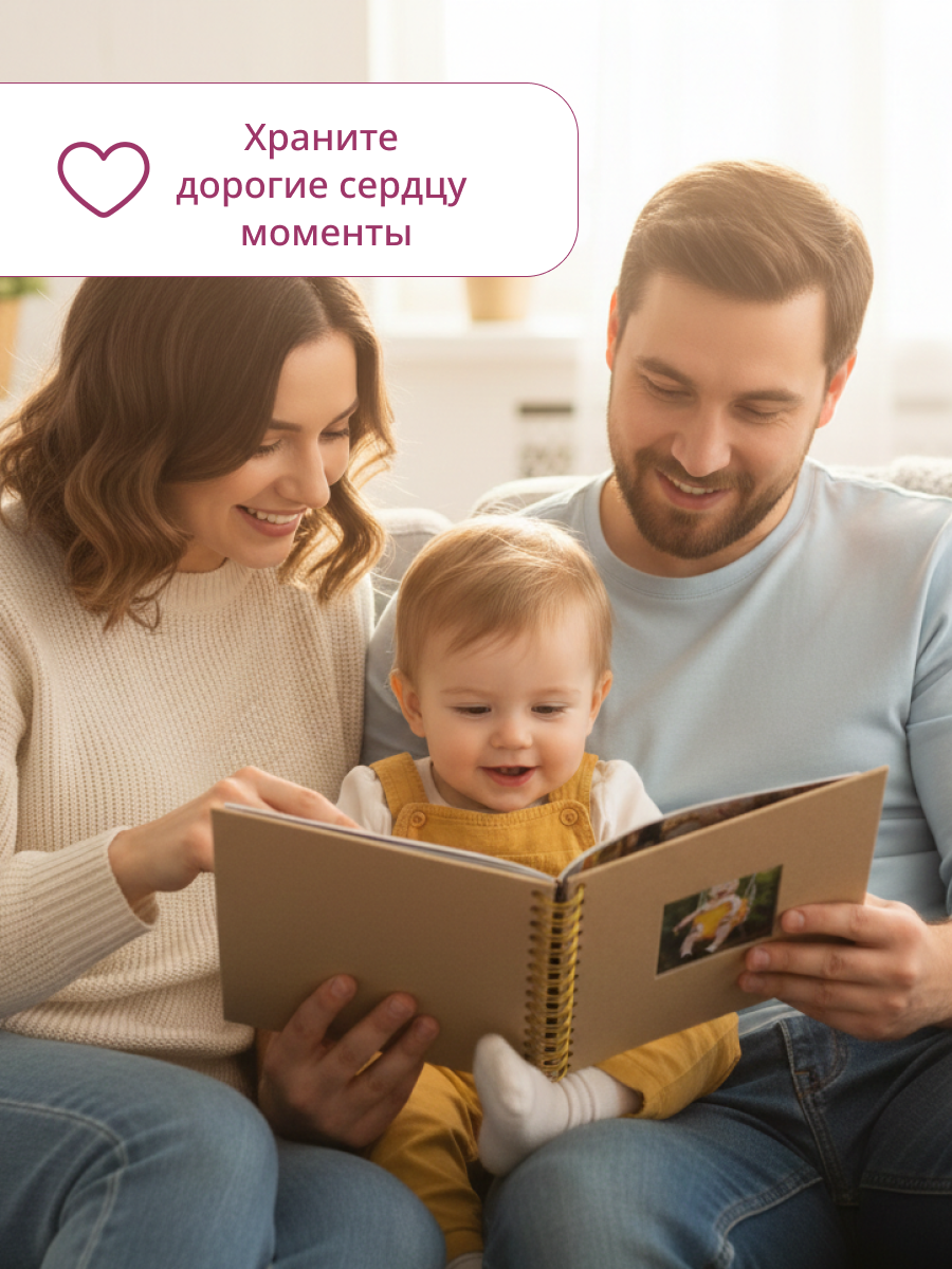 Фотоальбом iLikeGift Classical mini brown 20 листов - фото 6